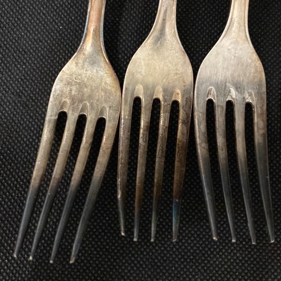 Vintage BMF 90  German Silver Plated Forks -1950’s-set of 6 - Picture 7 of 9